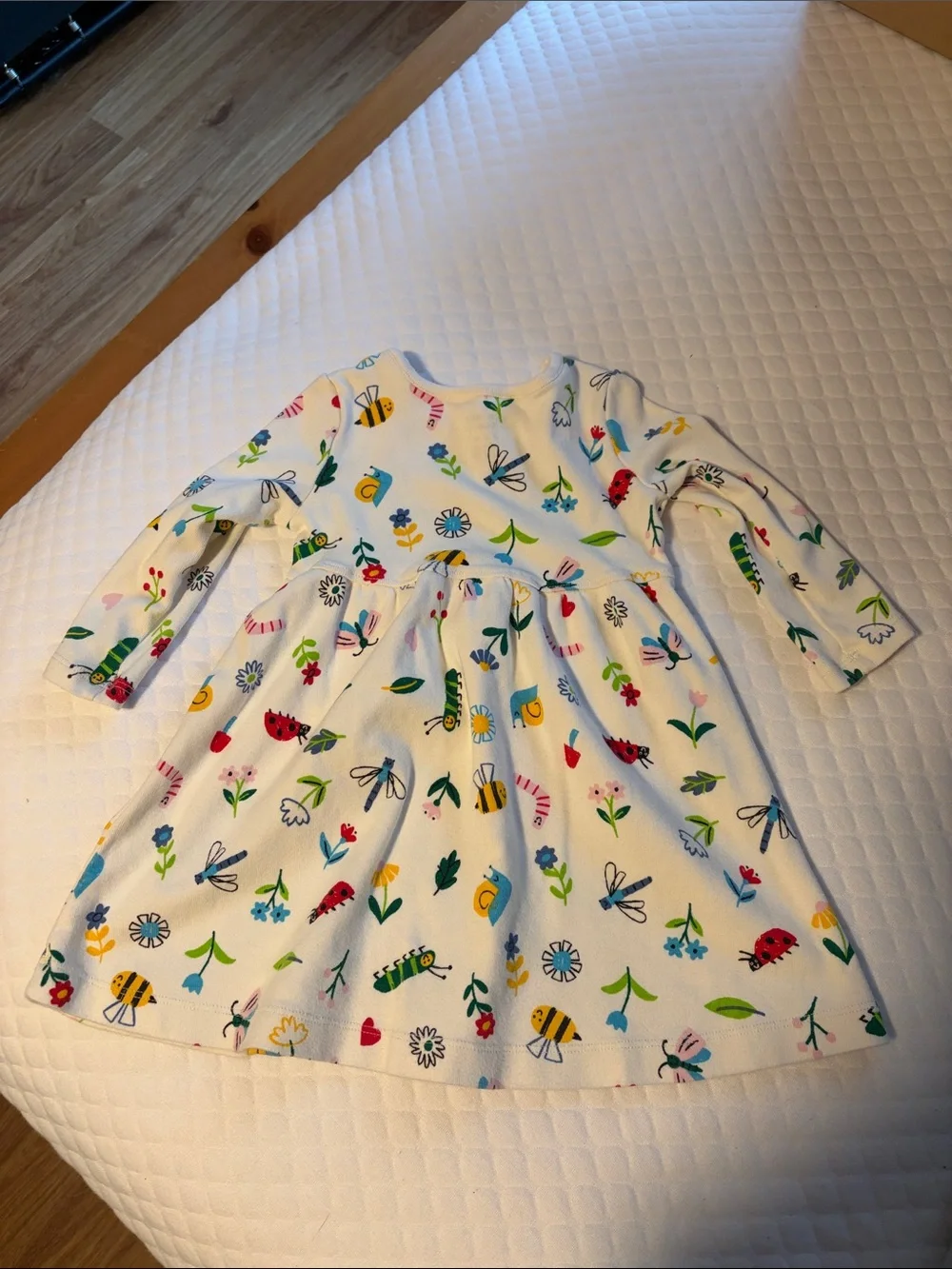 Hanna Andersson Moon & Back Girls Organic Cotton Long Sleeve Knit Dress Size 2T - Picture 4 of 4